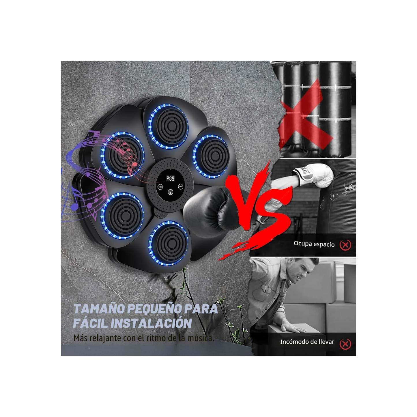 Máquina Musical de Boxeo Profesional
